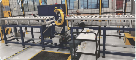 ZCN090C-X（1550、2500）跑道式線圈數(shù)控包帶機(jī)（輸送帶結(jié)構(gòu)